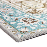 Noor Designer Non-Slip Large Area Rug - Fab Habitat , Non Slip Rugs, 