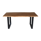 Nova Long Industrial Wooden 6 Seater Dining Table - 180cm - Fab Habitat , Kitchen & Dining Furniture, 