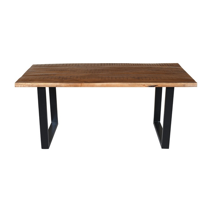 Nova Long Industrial Wooden 6 Seater Dining Table - 180cm - Fab Habitat , Kitchen & Dining Furniture, [product_size],
