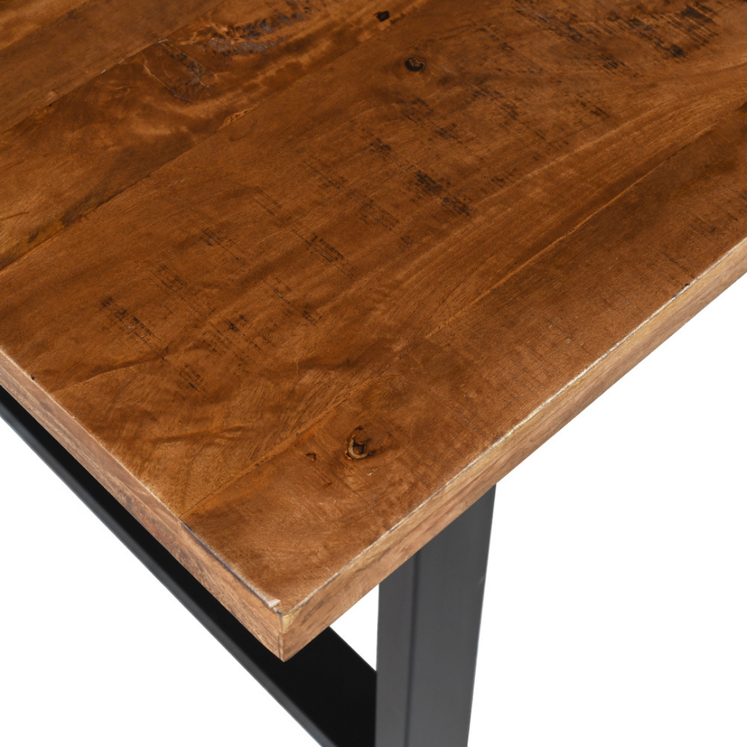 Nova Long Industrial Wooden 6 Seater Dining Table - 180cm - Fab Habitat , Kitchen & Dining Furniture, 
