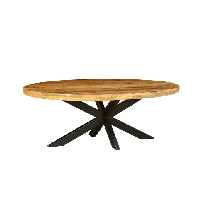 Nova Natural 130 CM Wooden Oval Coffee Table - Fab Habitat , Coffee Tables, [product_size],