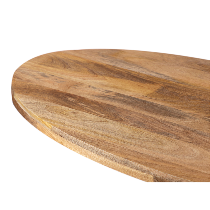 Nova Natural 130 CM Wooden Oval Coffee Table