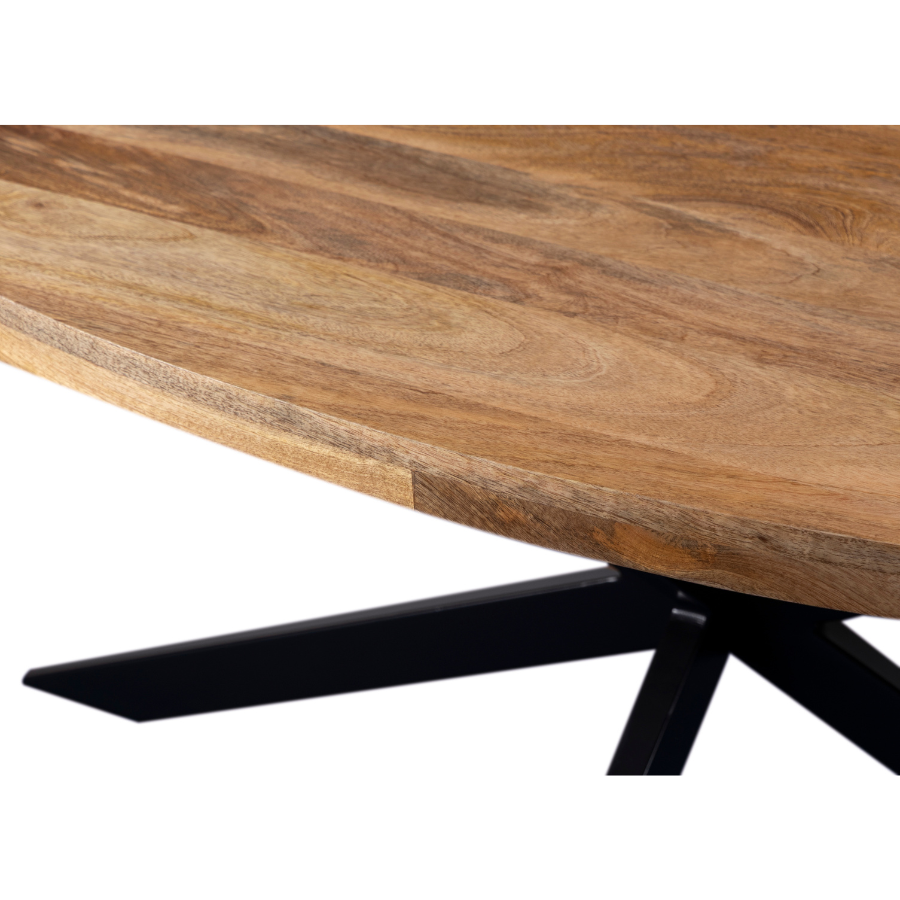 Nova Natural 130 CM Wooden Oval Coffee Table