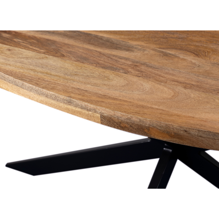 Nova Natural 130 CM Wooden Oval Coffee Table