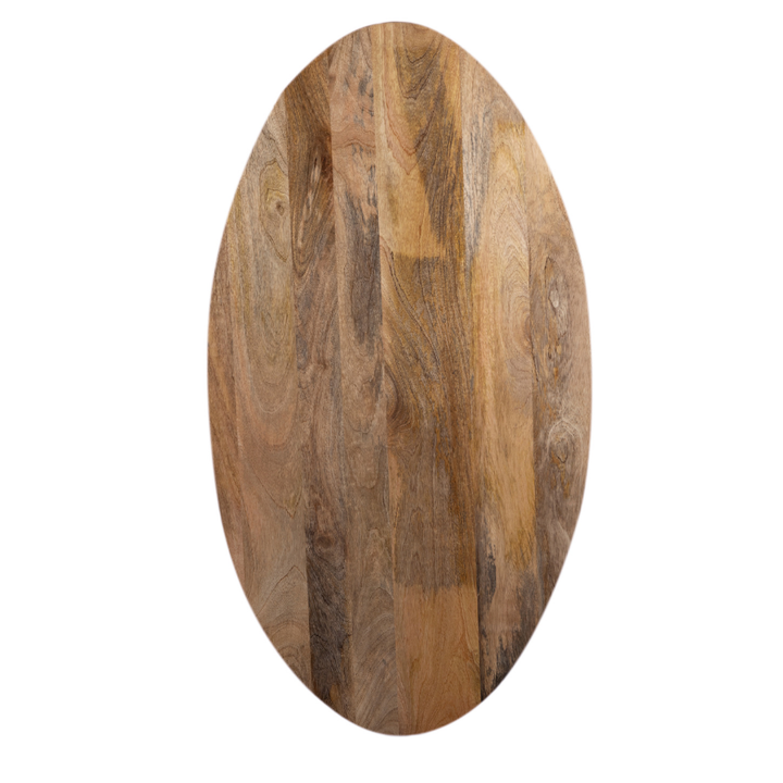 Nova Natural 130 CM Wooden Oval Coffee Table