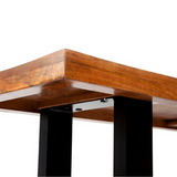Nova Wooden Seating Entryway 2 Seater Bench - 120 cm - Fab Habitat , Benches, 