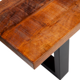 Nova Wooden Seating Entryway 2 Seater Bench - 120 cm - Fab Habitat , Benches, 