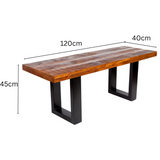 Nova Console Table 120cm – Natural Finish – Buy Online in Australia