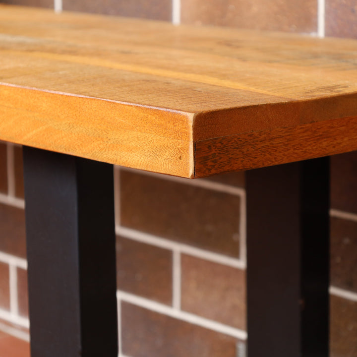 Nova Bench Front View – Wooden Dining Bench – Buy Online in Australia