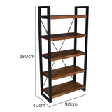 Nova Bookshelf in Natural Wood – Open Storage Display – Buy Bookcases Online in Australia