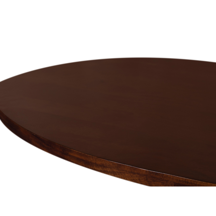 Nova Walnut Finish 130 CM Wooden Oval Coffee Table