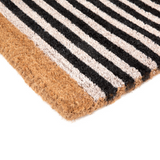 Nui Striped Coastal Coir Extra Long Front Door Mat - Fab Habitat , Doormats, 