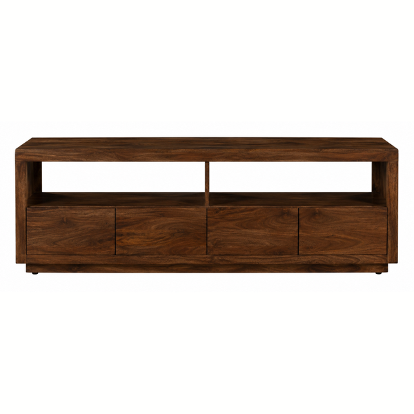 Nyra Walnut 180cm Entertainment TV Unit with 4 Drawers