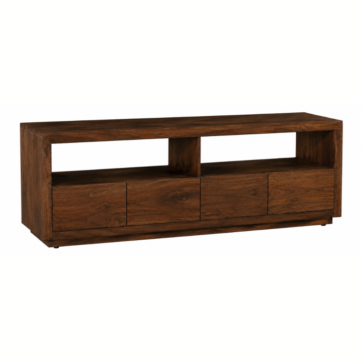 Nyra Walnut 180cm Entertainment TV Unit with 4 Drawers