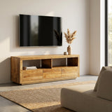 Nyra 140cm Entertainment TV Unit with 3 Drawers