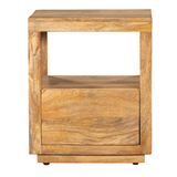 Nyra Bedside Table with 1 Drawer - Fab Habitat , Side Tables, 