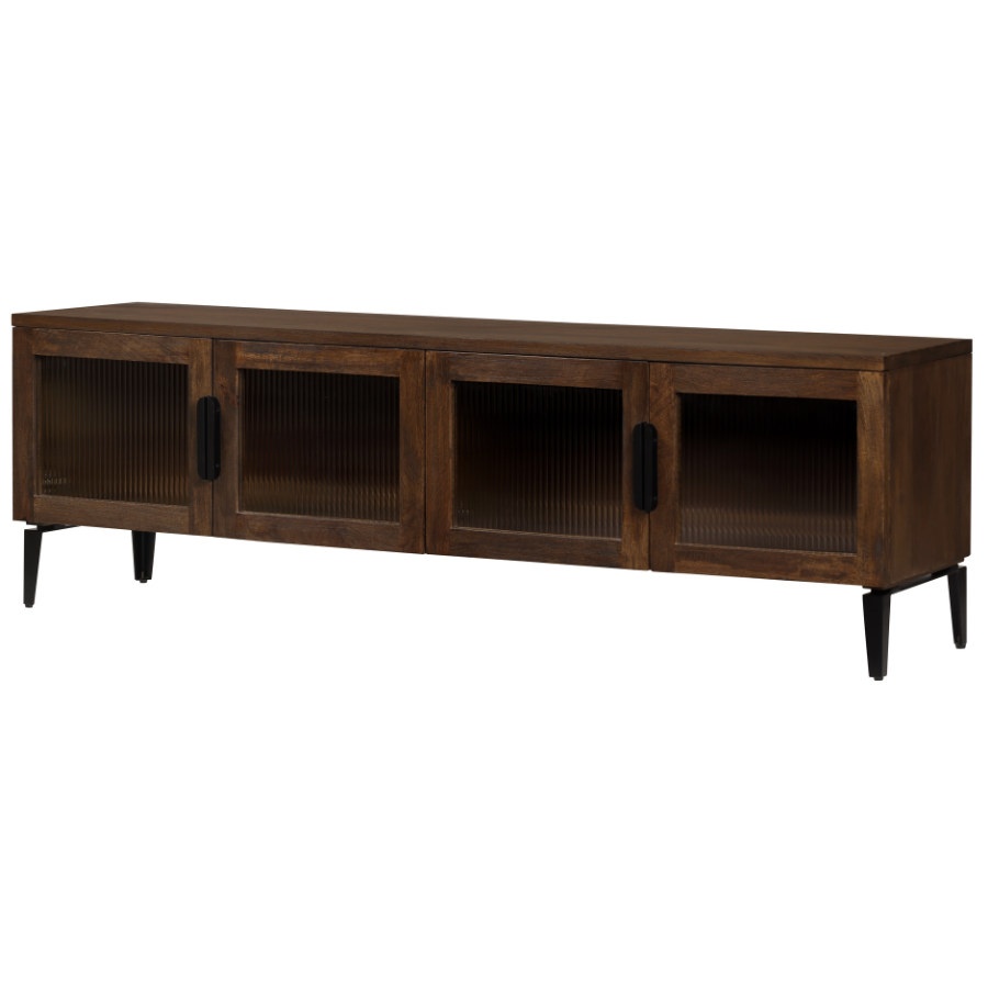 Odense Walnut Entertainment TV Unit with Storage