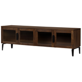 Odense Walnut Entertainment TV Unit with Storage