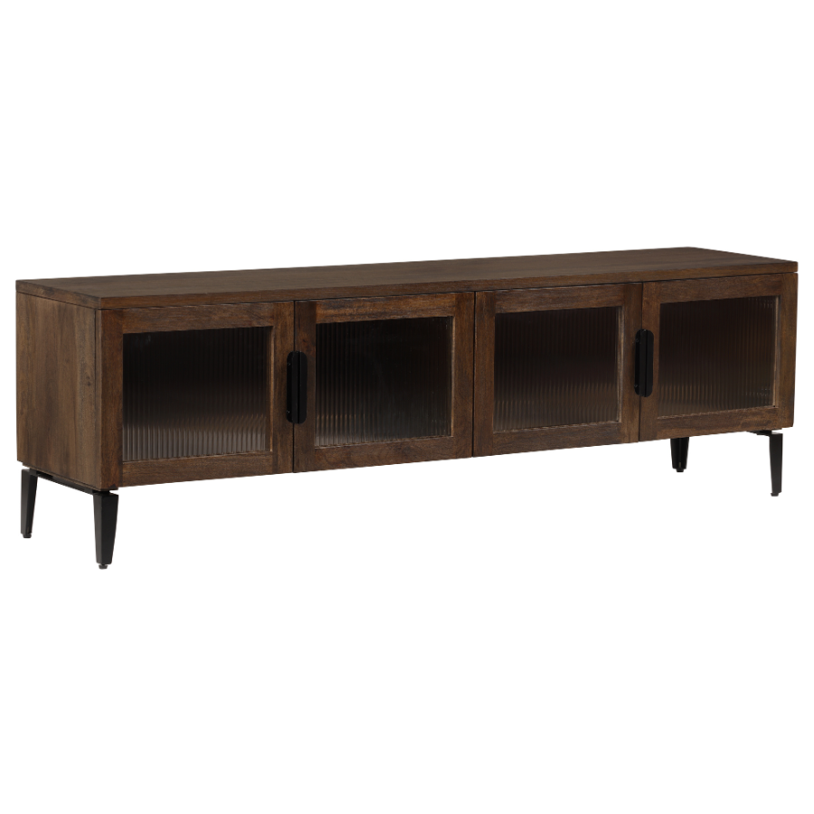Odense Walnut Entertainment TV Unit with Storage