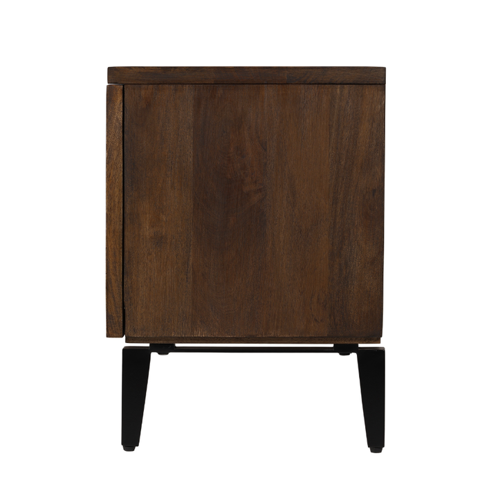 Odense Walnut Entertainment TV Unit with Storage