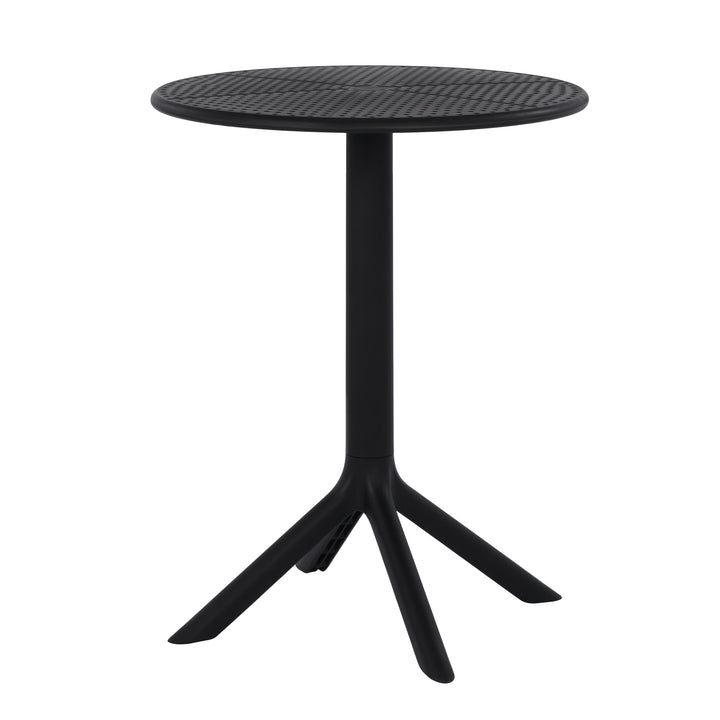 Olivia Black Round Outdoor Table