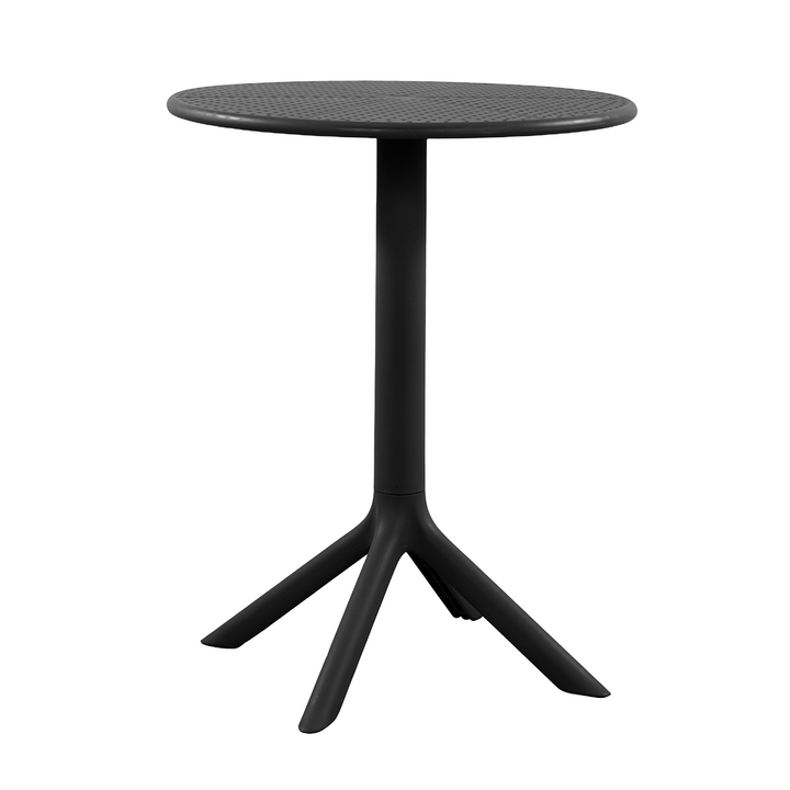 Olivia Black Round Outdoor Table