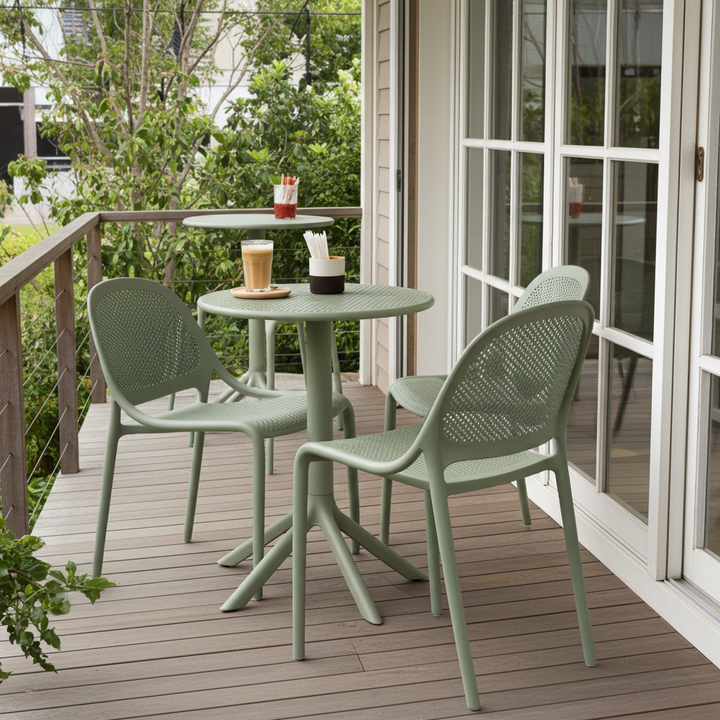 Olivia Sage Round Outdoor Table