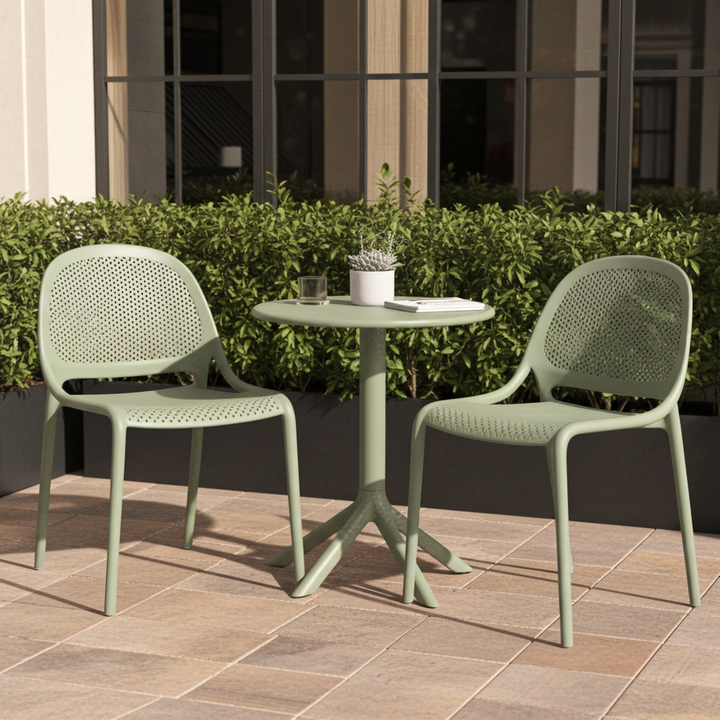 Olivia Sage Round Outdoor Table