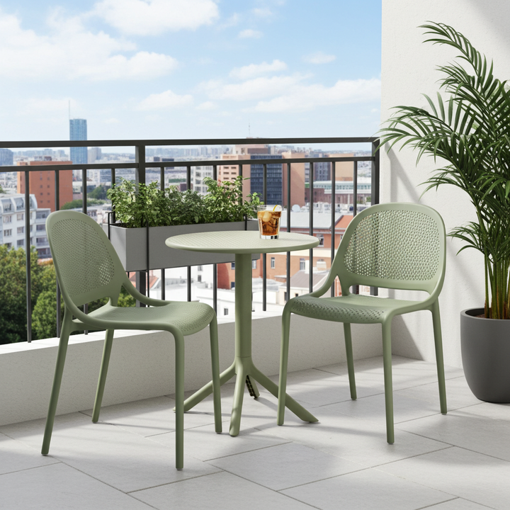 Olivia Sage Round Outdoor Table