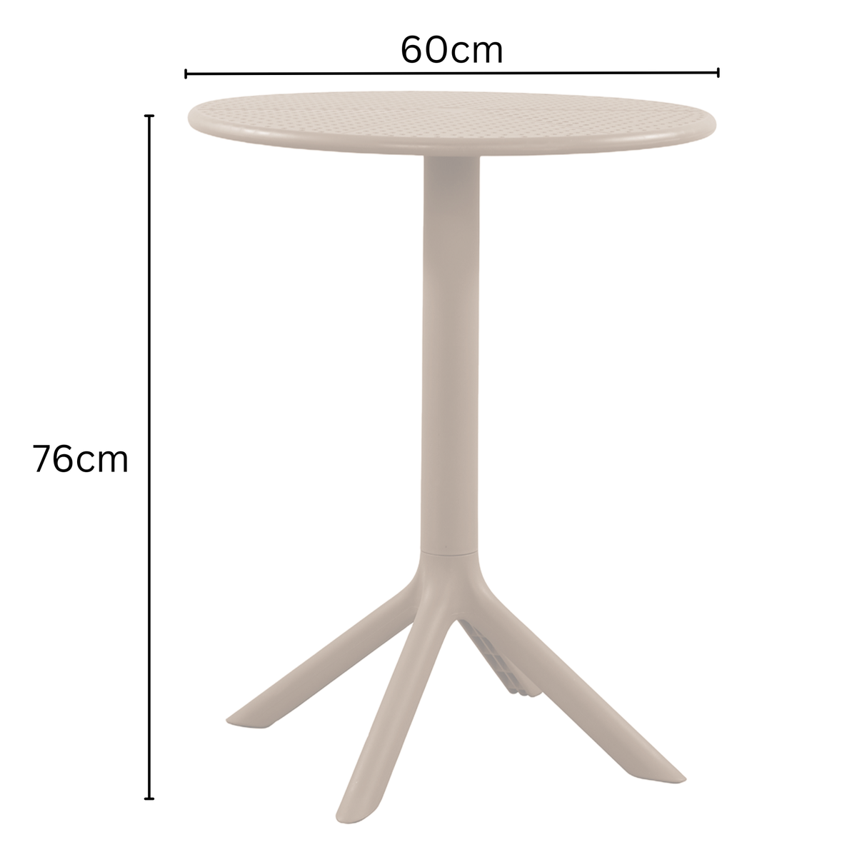 Olivia Light Grey Round Outdoor Table