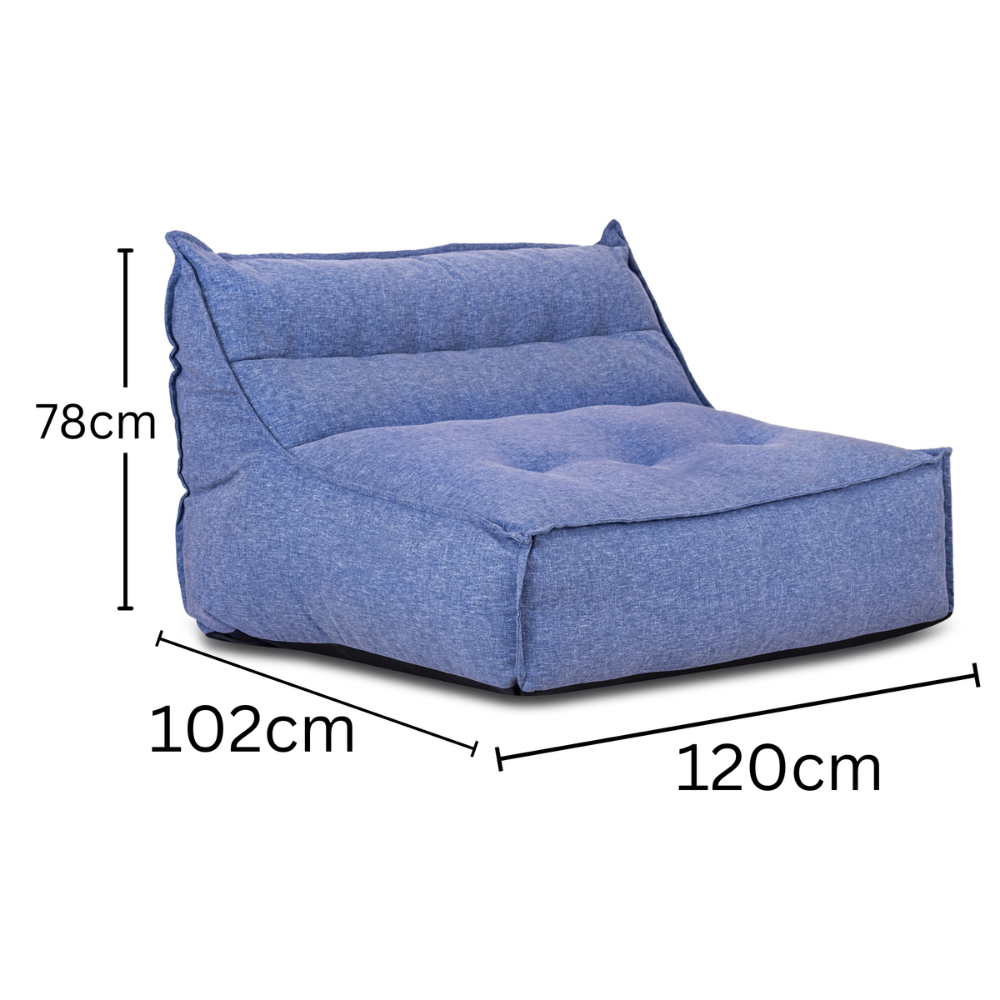 Omni Blue 2 Seater Outdoor Sofa Love Seat