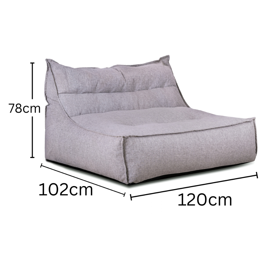 Omni Grey 2 Seater Outdoor Sofa Love Seat