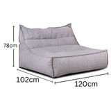 Omni Grey 2 Seater Outdoor Sofa Love Seat