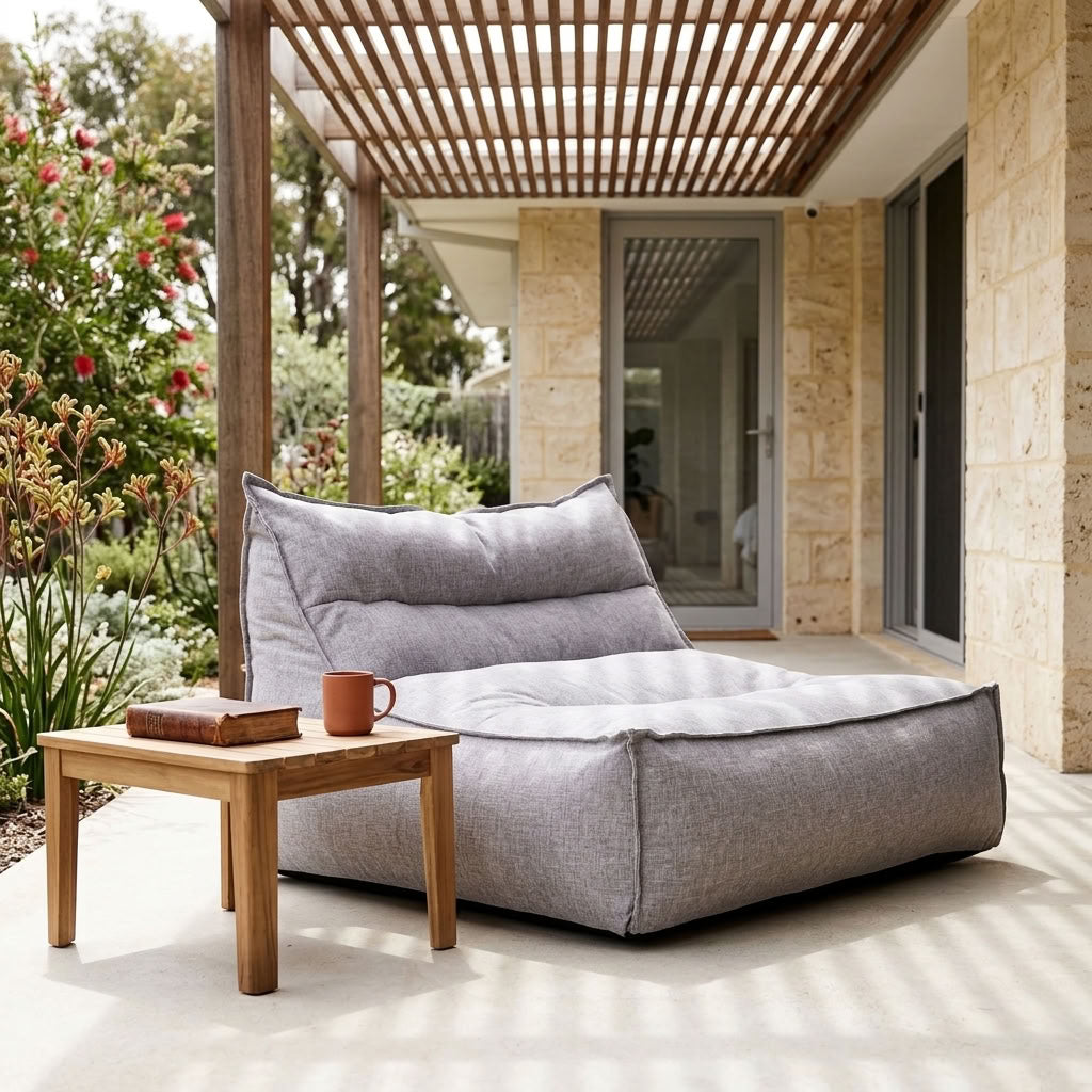 Omni Grey 2 Seater Outdoor Sofa Love Seat