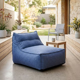 Omni Blue 1 Seater Outdoor Sofa Love Seat