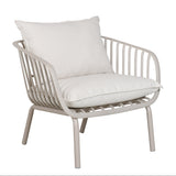 Owen Light Grey Outdoor Chair with Cushion - Set of 2