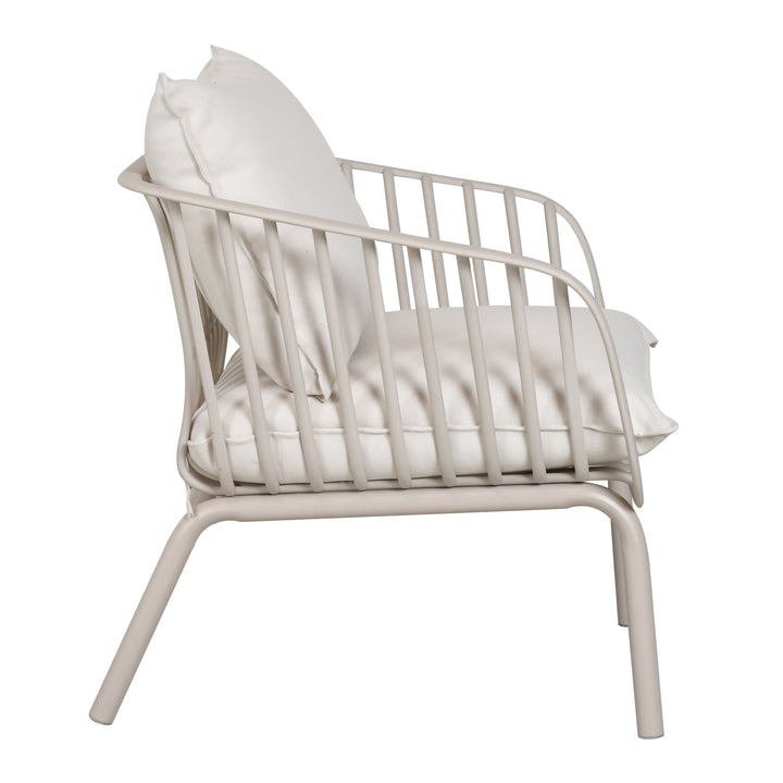 Owen Light Grey Outdoor Chair with Cushion