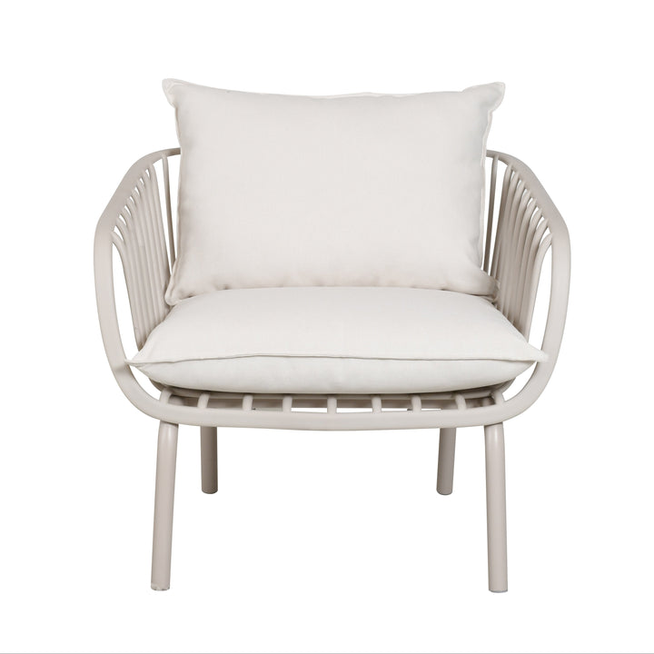 Owen Light Grey Outdoor Chair with Cushion