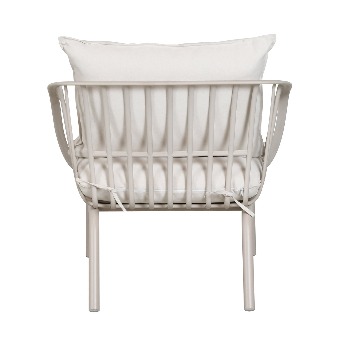 Owen Light Grey Outdoor Chair with Cushion - Set of 2