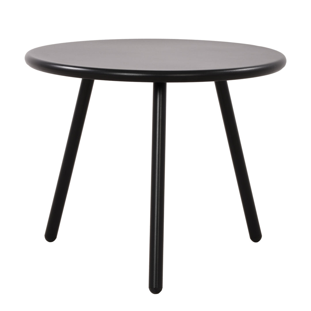 Owen Black Metal Round Coffee Table