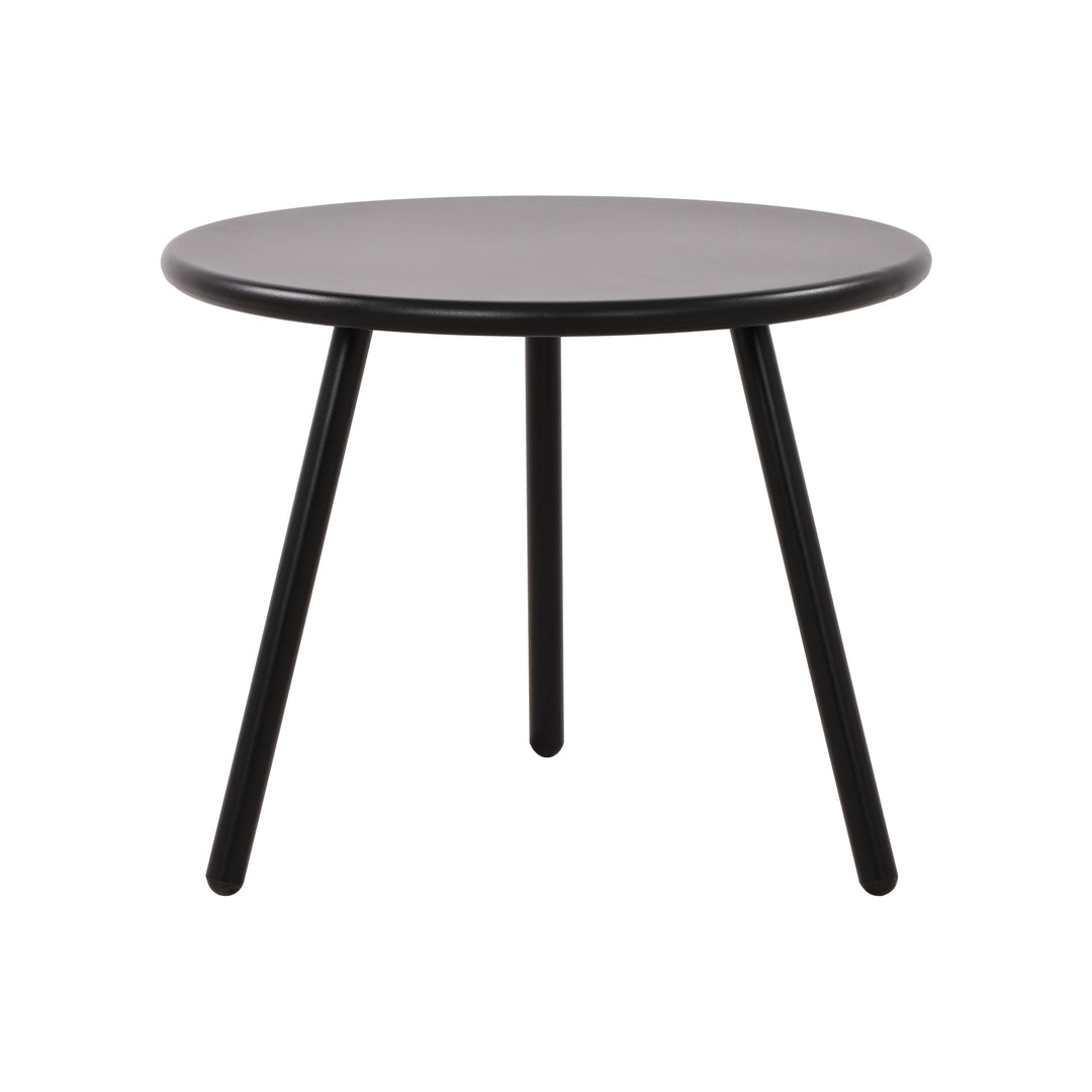 Owen Black Metal Round Coffee Table