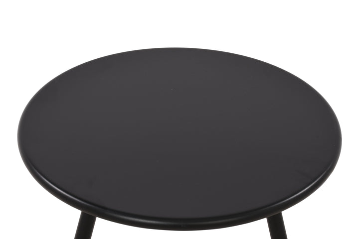 Owen Black Metal Round Coffee Table