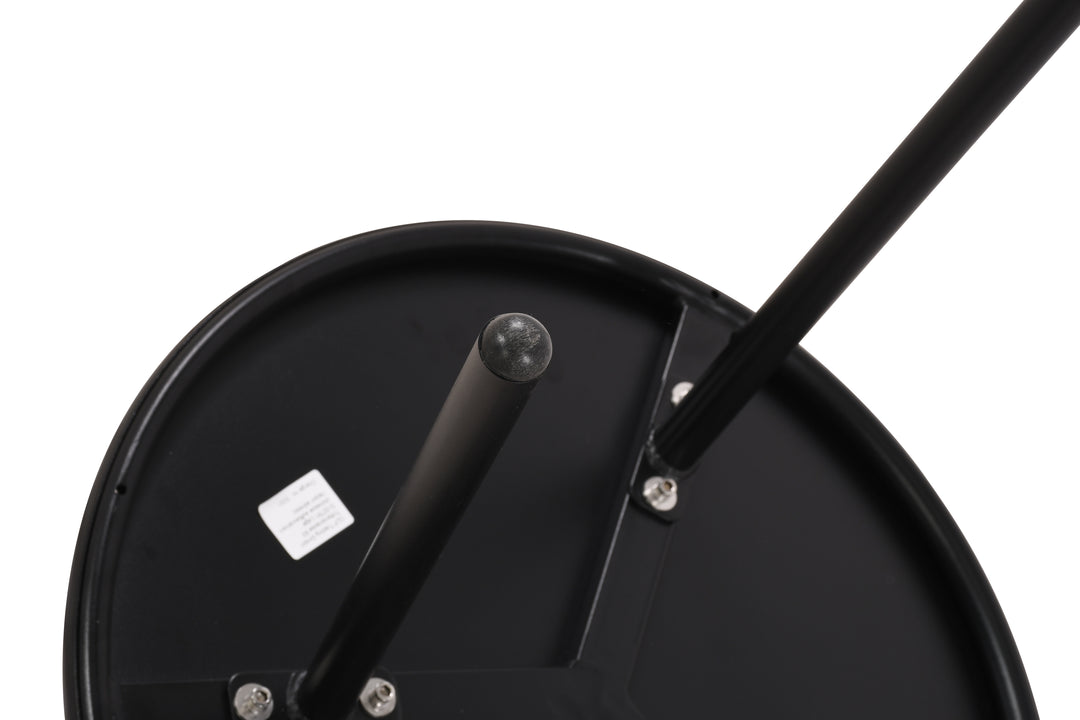 Owen Black Metal Round Coffee Table