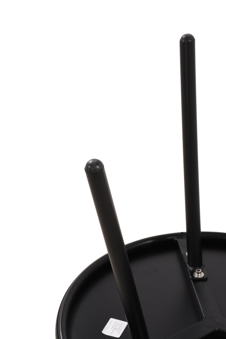 Owen Black Metal Round Coffee Table