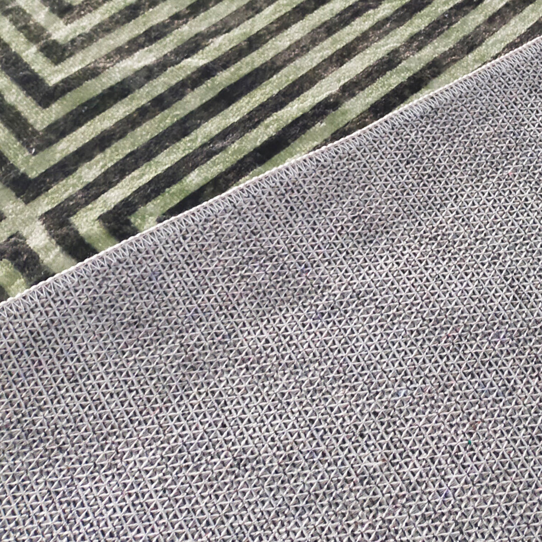 Pam Green Machine Washable Large Rug - Fab Habitat , Rugs, [product_size],