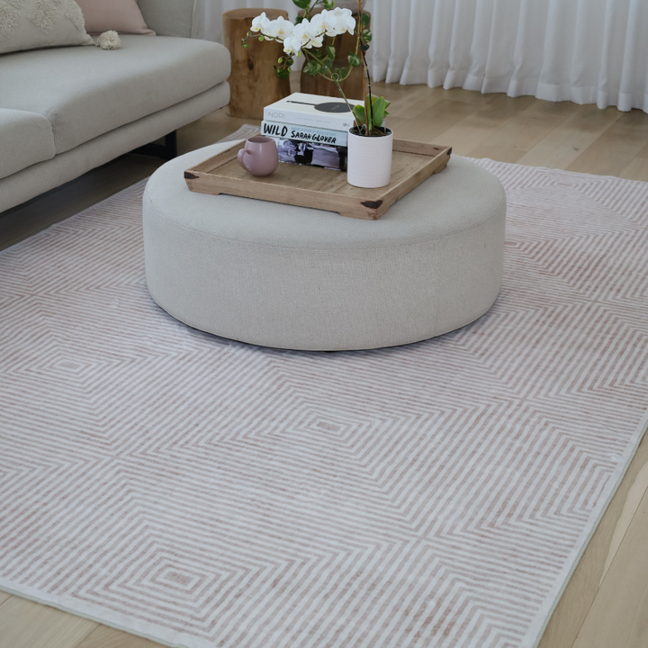 Pam Beige Machine Washable Large Rug - Fab Habitat , Rugs, [product_size],