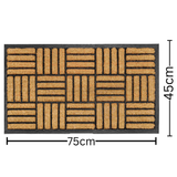Parquet Doormat 45x75 – Zigzag Wood-Inspired Design – Buy Online in Australia