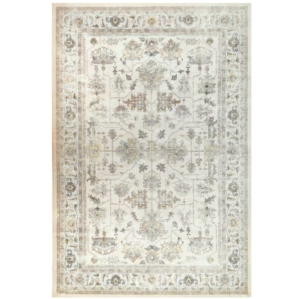 Pasadena Multicoloured Distressed Machine Washable Rug