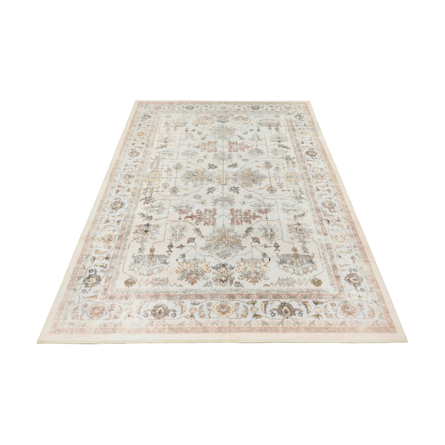 Pasadena Multicoloured Distressed Machine Washable Large Rug