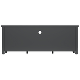 Pembroke Black 165cm Entertainment TV Unit - Fab Habitat , TV Units, 